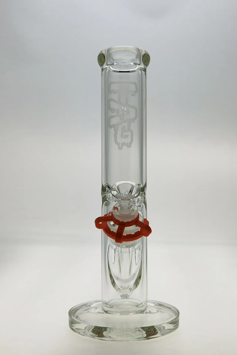 TAG - 12" Straight Tube Bong 50x7MM - 18/14MM Downstem (3.75") - Image 16