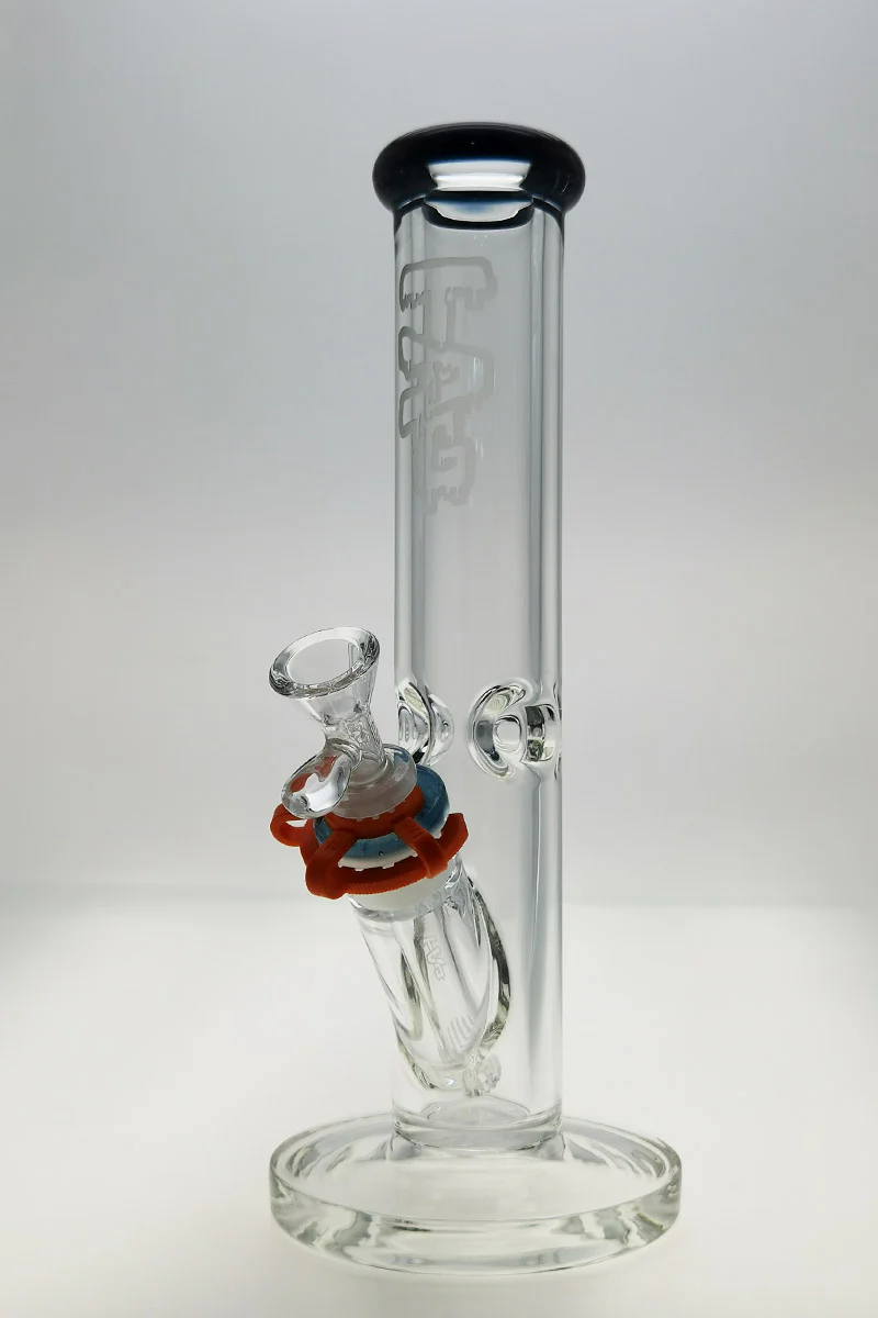 TAG - 12" Straight Tube Bong 50x9MM - 18/14MM Downstem (3.50") - Image 28