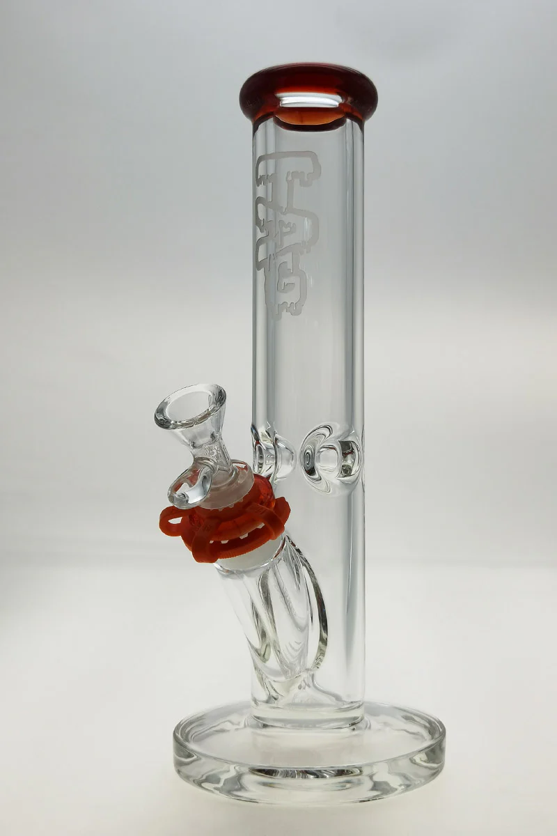 TAG - 12" Straight Tube Bong 50x9MM - 18/14MM Downstem (3.50") - Image 29