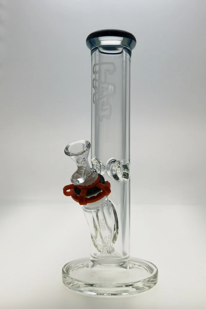 TAG - 12" Straight Tube Bong 50x9MM - 18/14MM Downstem (3.50") - Image 36