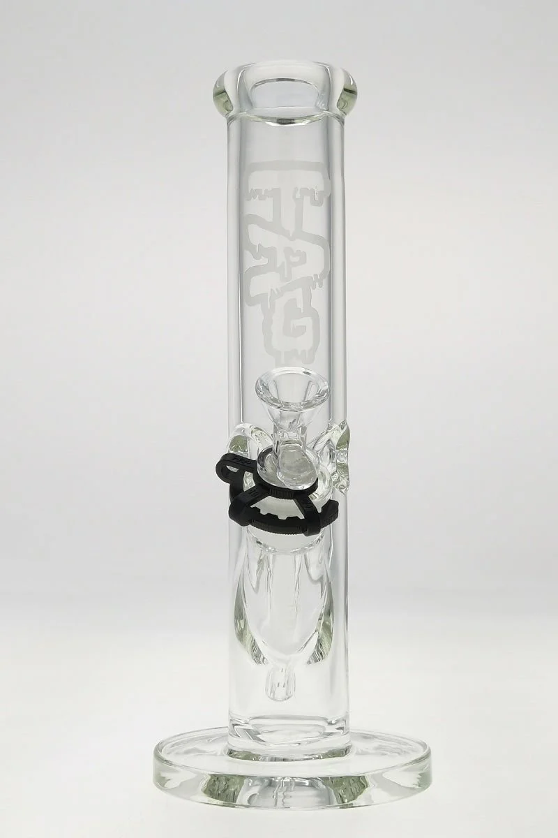 TAG - 12" Straight Tube Bong 50x9MM - 18/14MM Downstem (3.50") - Image 4