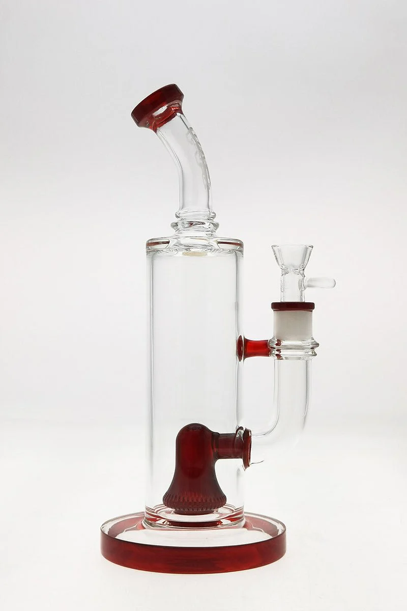 TAG - 12" Bent Neck Bellow UFO Bong 65x5MM (18MM Female) - Image 15