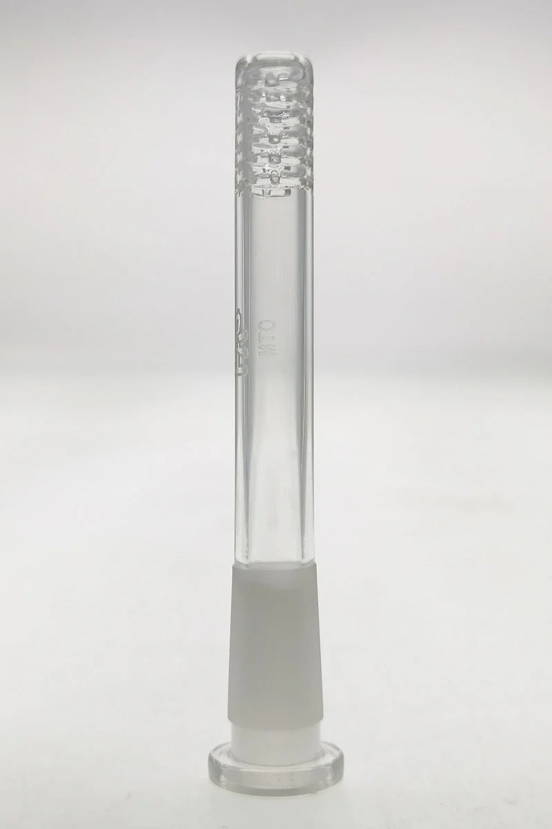 TAG - 14/10MM 6 Row x 2 (36 Hole) Open End Gridded Super Slit Bong Downstem - Image 10