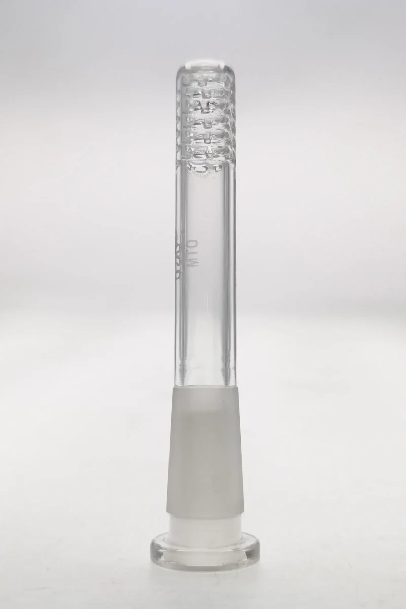 TAG - 14/10MM 6 Row x 2 (36 Hole) Open End Gridded Super Slit Bong Downstem - Image 2