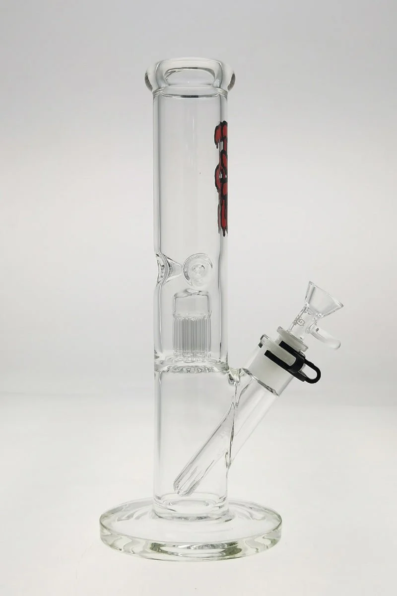 TAG - 13" 6 Arm Tree Straight Tube Bong 50x5MM - 18/14MM Downstem (3.50") - Image 24