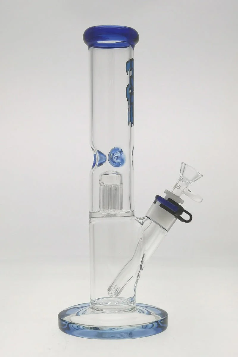 TAG - 13" 6 Arm Tree Straight Tube Bong 50x5MM - 18/14MM Downstem (3.50") - Image 3
