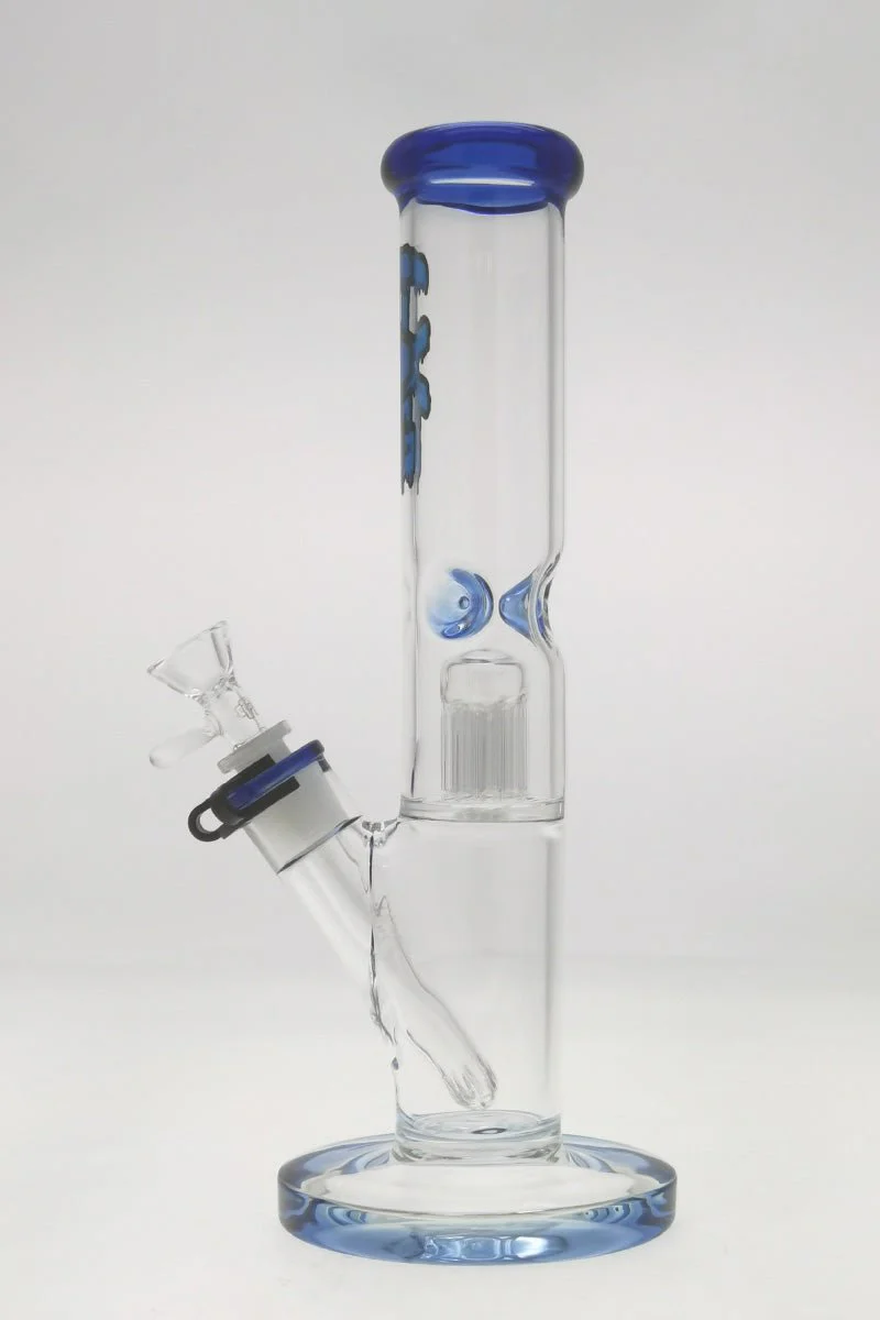TAG - 13" 6 Arm Tree Straight Tube Bong 50x5MM - 18/14MM Downstem (3.50") - Image 5