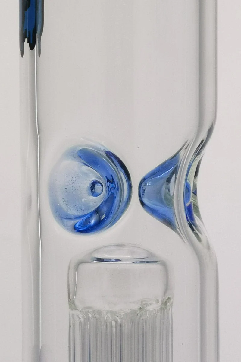 TAG - 13" 6 Arm Tree Straight Tube Bong 50x5MM - 18/14MM Downstem (3.50") - Image 9