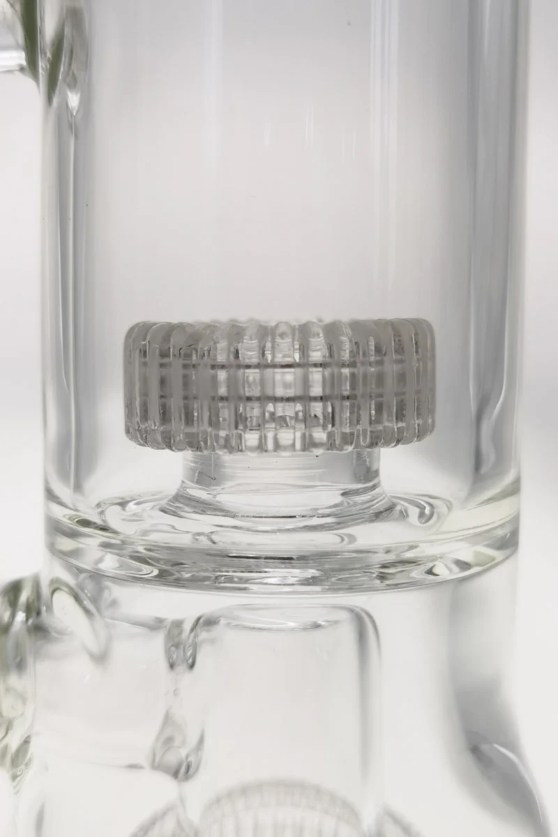 TAG - 14" Double Super Slit Matrix Bellow Dab Rig Bong 55x5MM (14MM Female) - Image 10