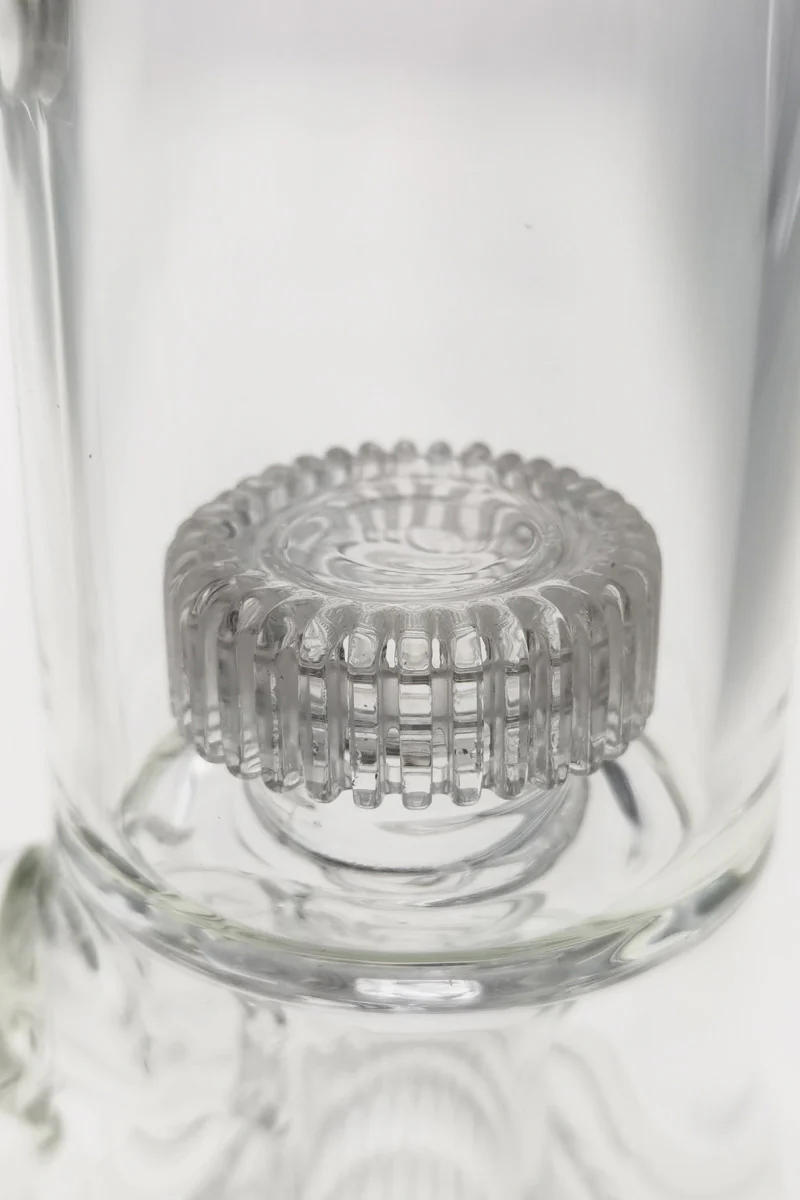 TAG - 14" Double Super Slit Matrix Bellow Dab Rig Bong 55x5MM (14MM Female) - Image 11