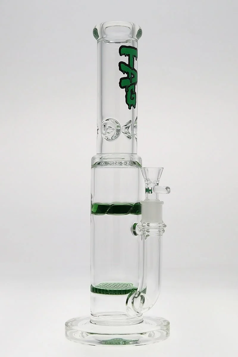 TAG - 15" Single Honeycomb to Spinning Splash Guard Bong 50x7MM (18MM Female) - Image 17
