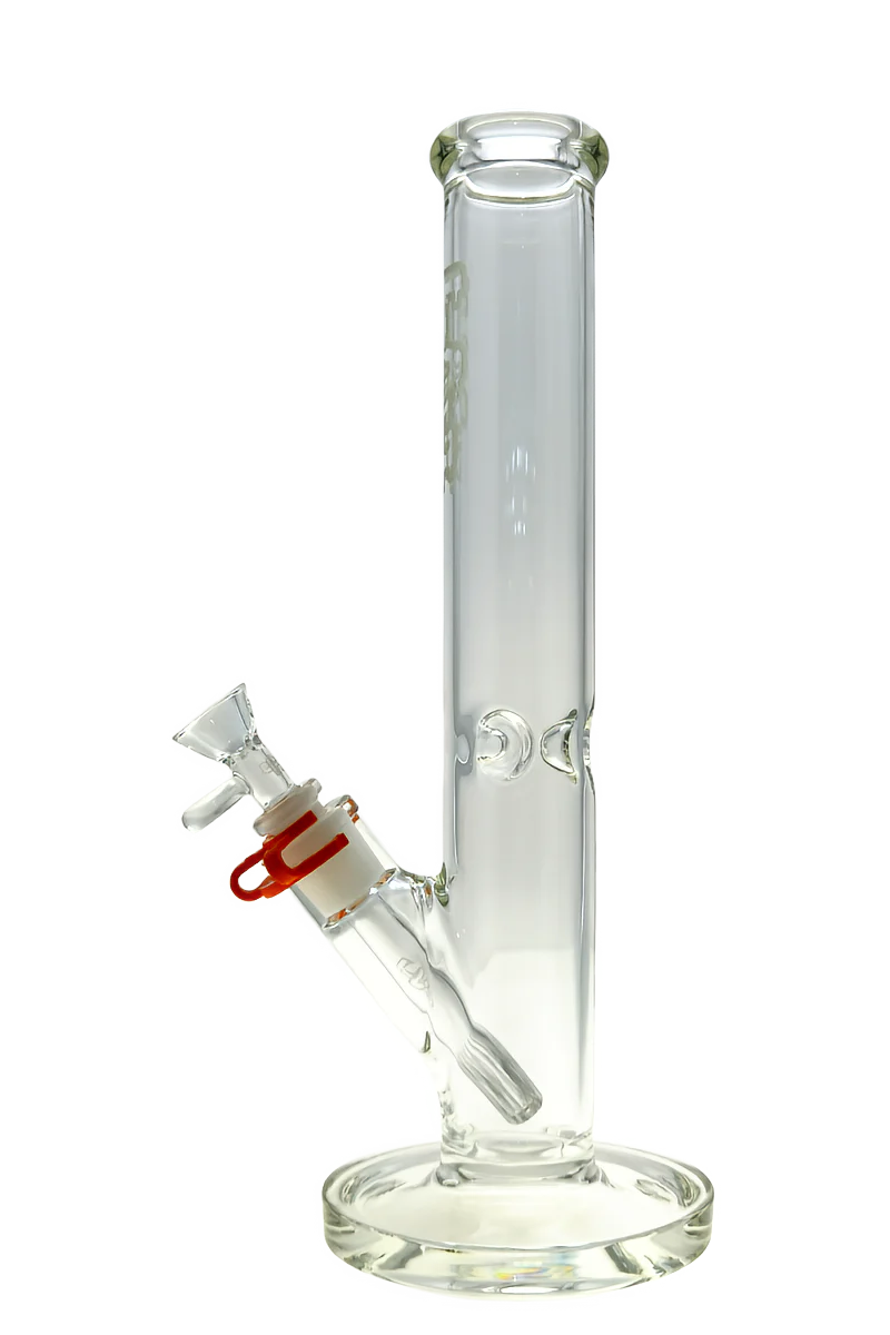 TAG - 14" Straight Tube Bong 50x5MM - 18/14MM Downstem (4.00") - Image 6