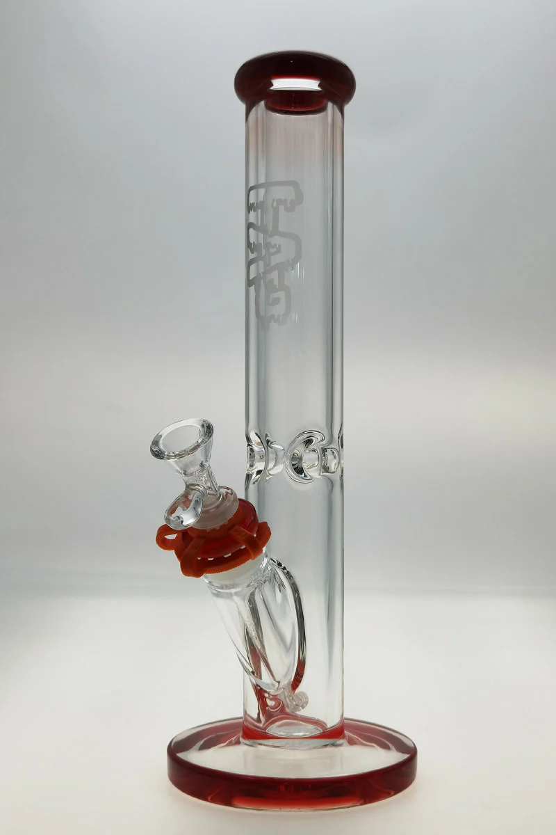 TAG - 14" Straight Tube Bong 50x9MM - 18/14MM Downstem (4.00") - Image 39