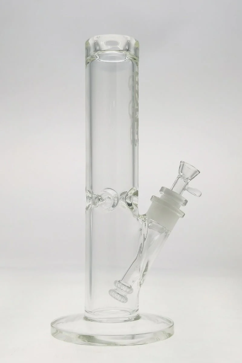 TAG - 14" Straight Tube Bong 65x7MM - 28/18MM Downstem (4.00") - Image 2