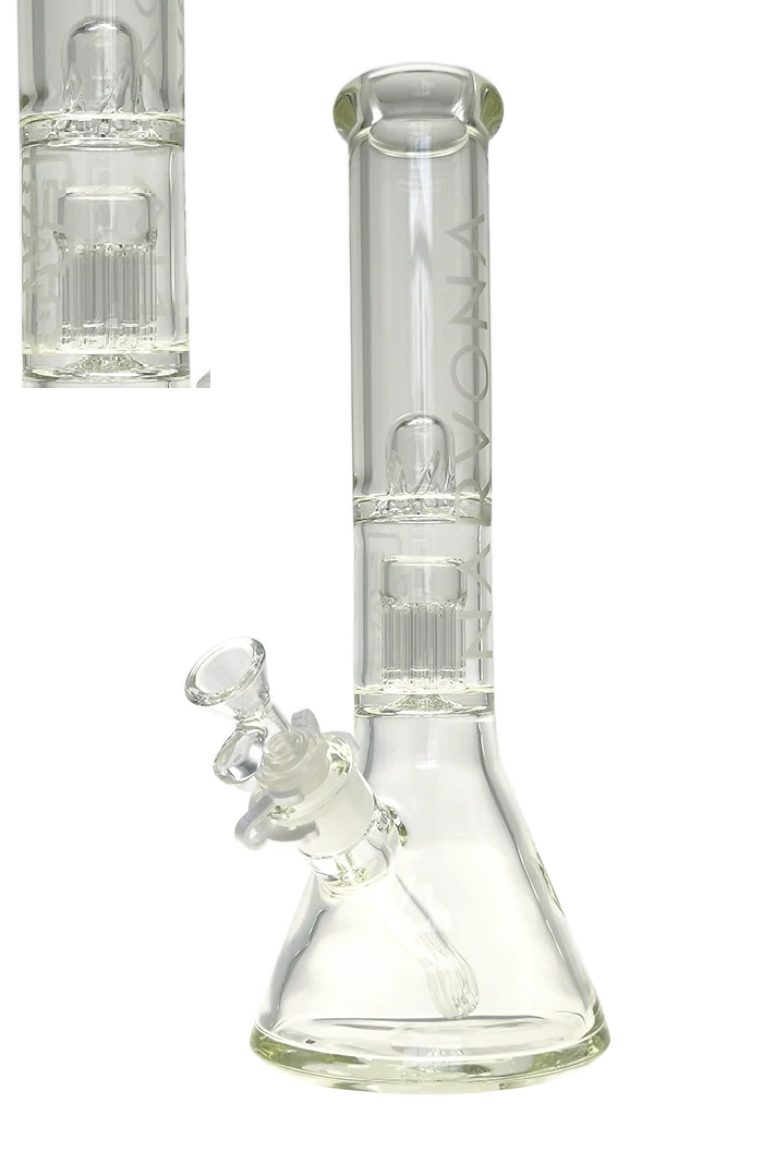 TAG - 14" Streamline Fixed 8 Arm Tree Beaker Bong 50x7MM - 18/14MM Downstem (4.00") - Image 5