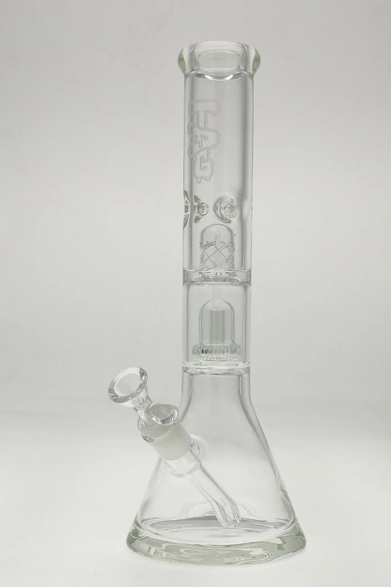 TAG - 14" Super Slit UFO Beaker Bong 50x7MM - 18/14MM Downstem (4.25") - Image 11