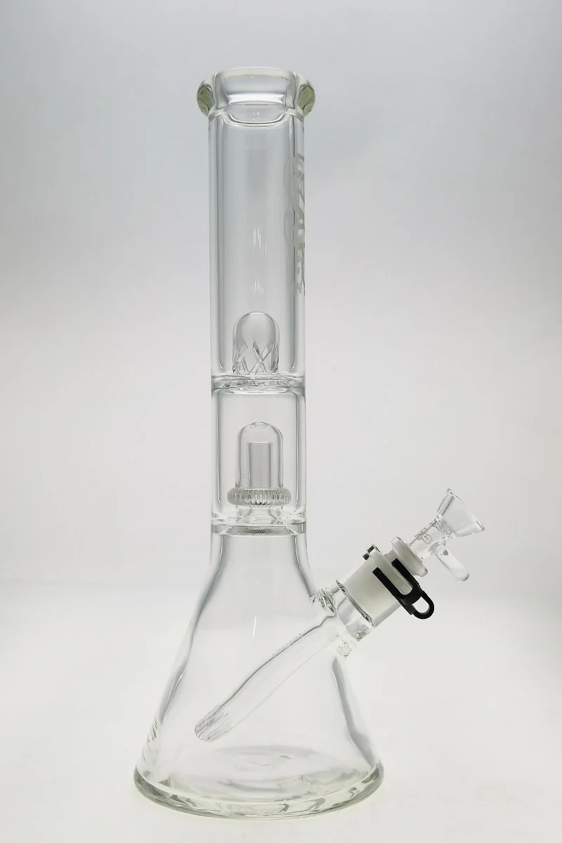TAG - 14" Super Slit UFO Beaker Bong 50x7MM - 18/14MM Downstem (4.25") - Image 49