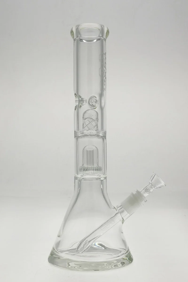TAG - 14" Super Slit UFO Beaker Bong 50x7MM - 18/14MM Downstem (4.25") - Image 7