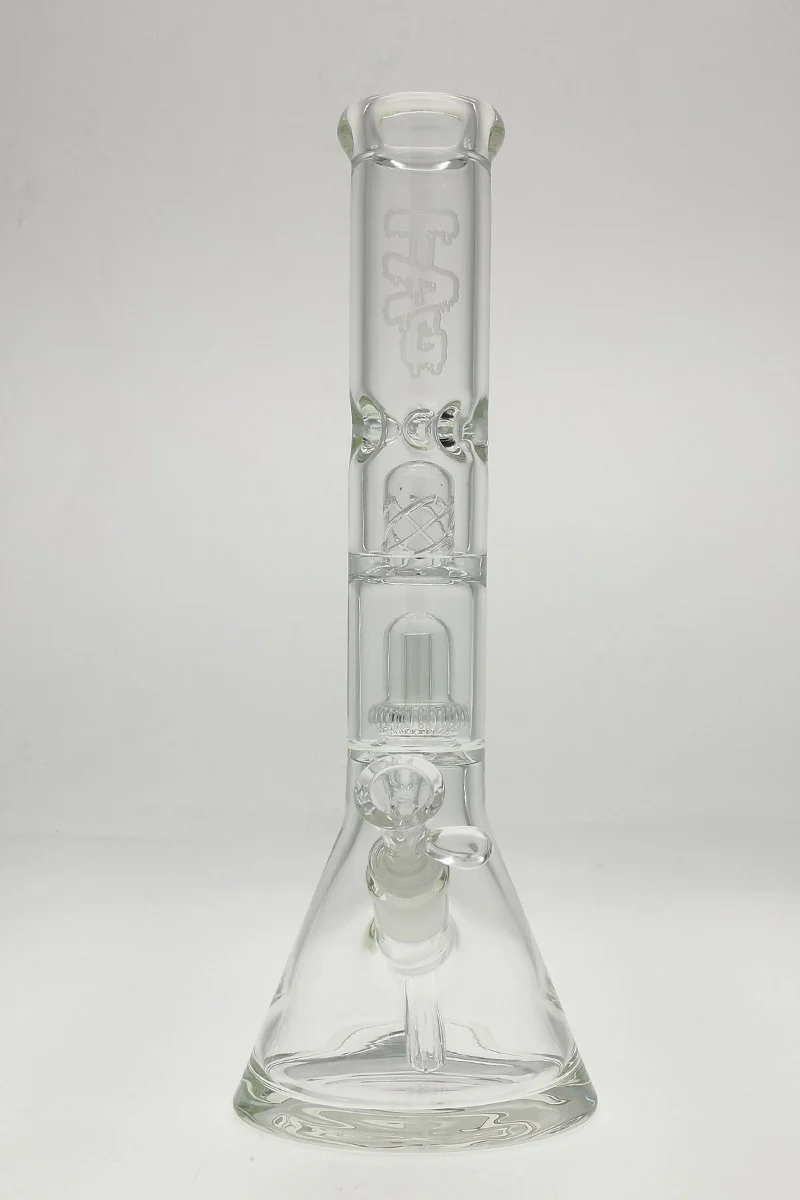 TAG - 14" Super Slit UFO Beaker Bong 50x7MM - 18/14MM Downstem (4.25") - Image 8