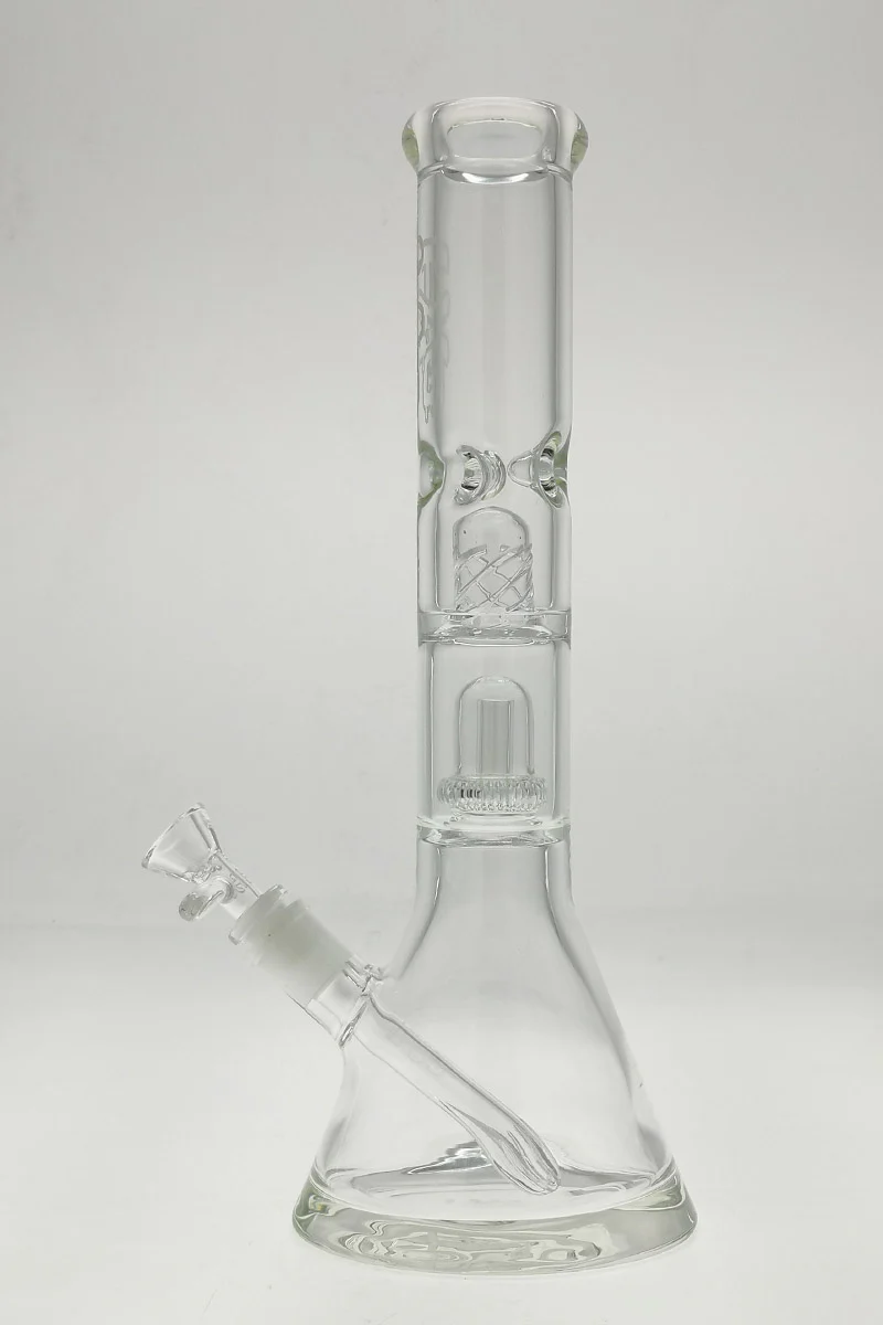 TAG - 14" Super Slit UFO Beaker Bong 50x7MM - 18/14MM Downstem (4.25") - Image 9