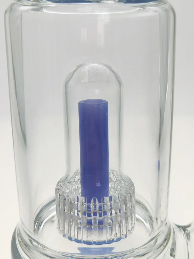 TAG - 15" Matrix Straight Tube Bong w/ 75x5MM Can - 18/14MM Downstem (4.00") - Image 11