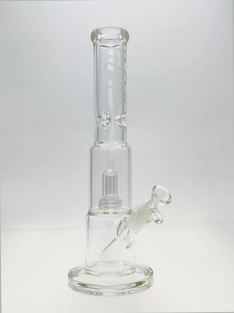 TAG - 15" Matrix Straight Tube Bong w/ 75x5MM Can - 18/14MM Downstem (4.00") - Image 16