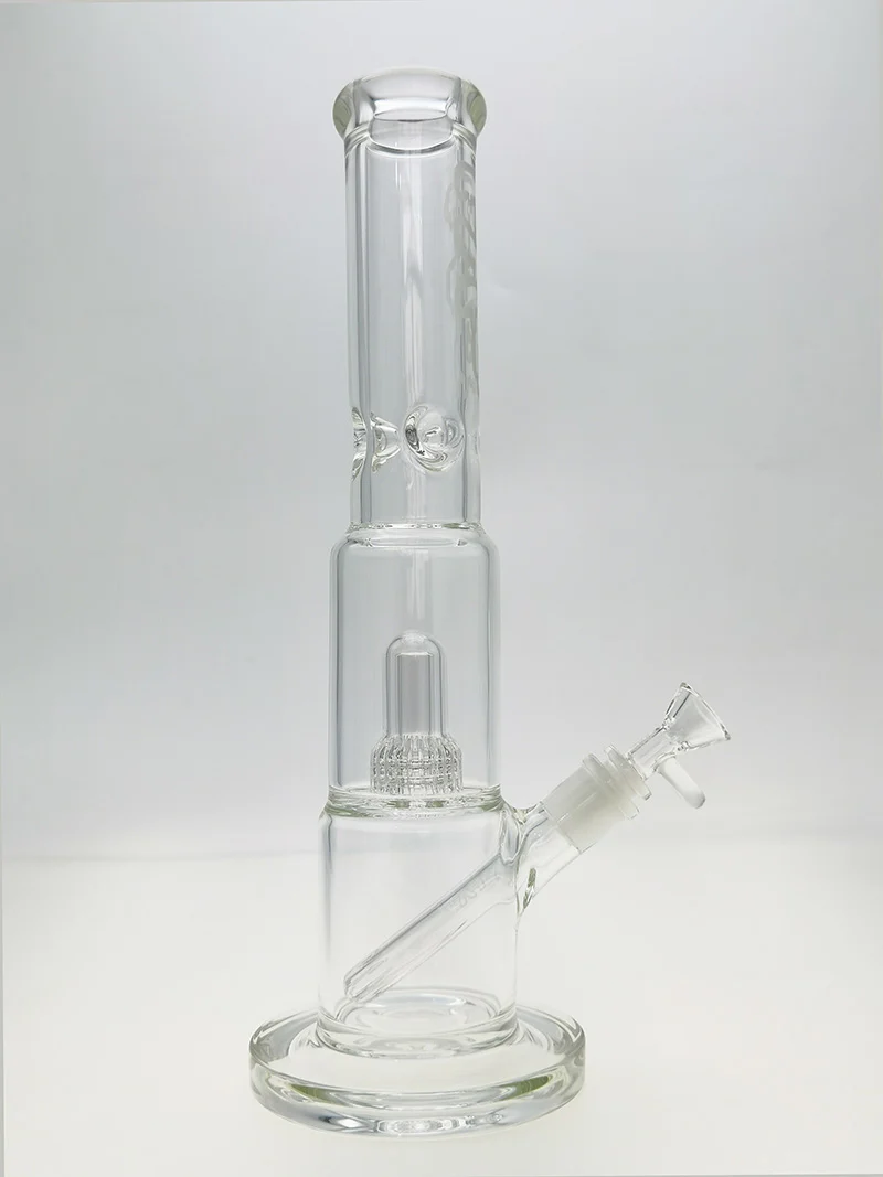 TAG - 15" Matrix Straight Tube Bong w/ 75x5MM Can - 18/14MM Downstem (4.00") - Image 17