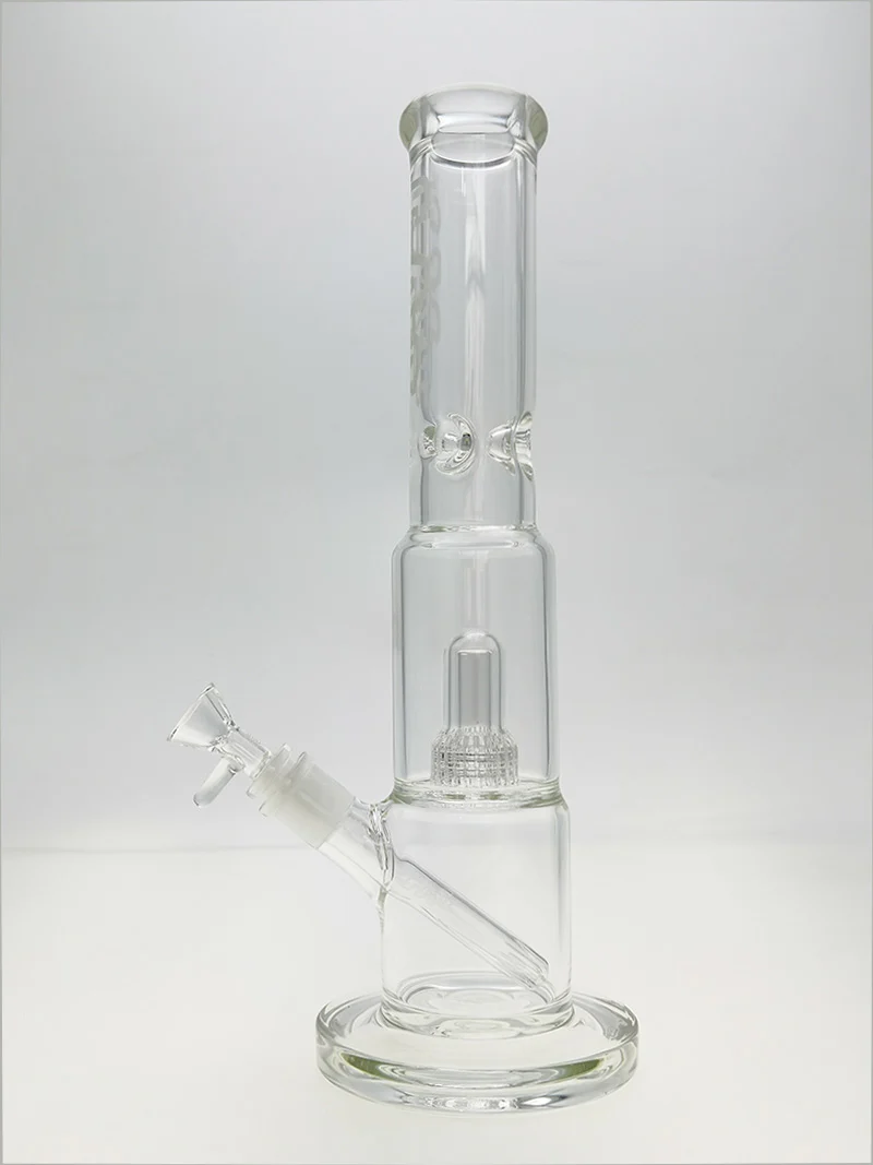 TAG - 15" Matrix Straight Tube Bong w/ 75x5MM Can - 18/14MM Downstem (4.00") - Image 19