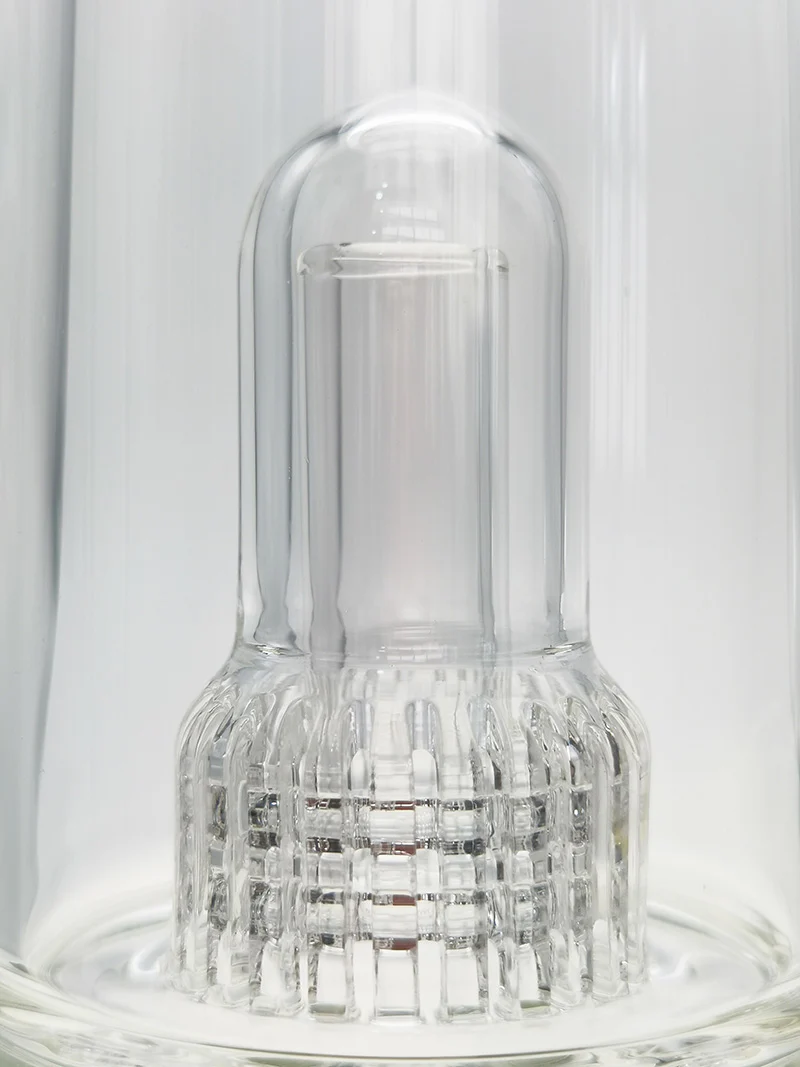 TAG - 15" Matrix Straight Tube Bong w/ 75x5MM Can - 18/14MM Downstem (4.00") - Image 25