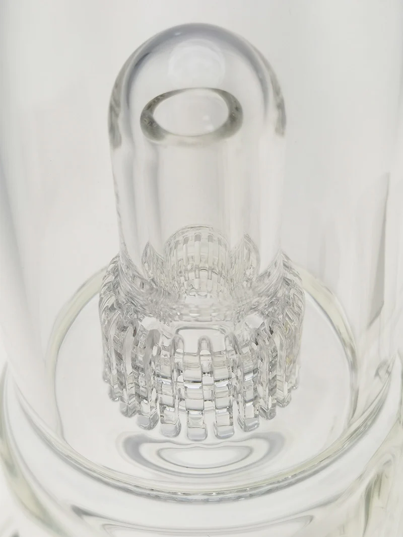 TAG - 15" Matrix Straight Tube Bong w/ 75x5MM Can - 18/14MM Downstem (4.00") - Image 26