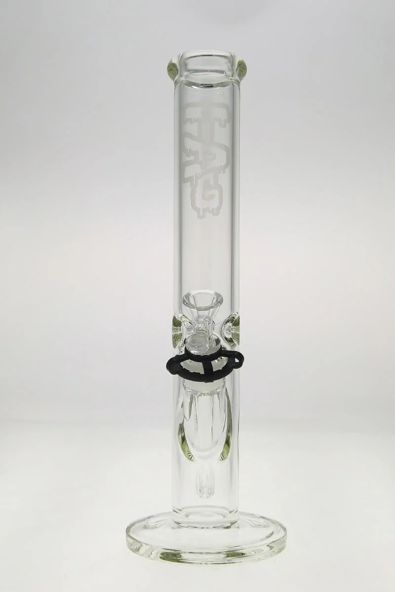 TAG - 15" Straight Tube Bong 50x7MM - 18/14MM Downstem (3.75") - Image 11