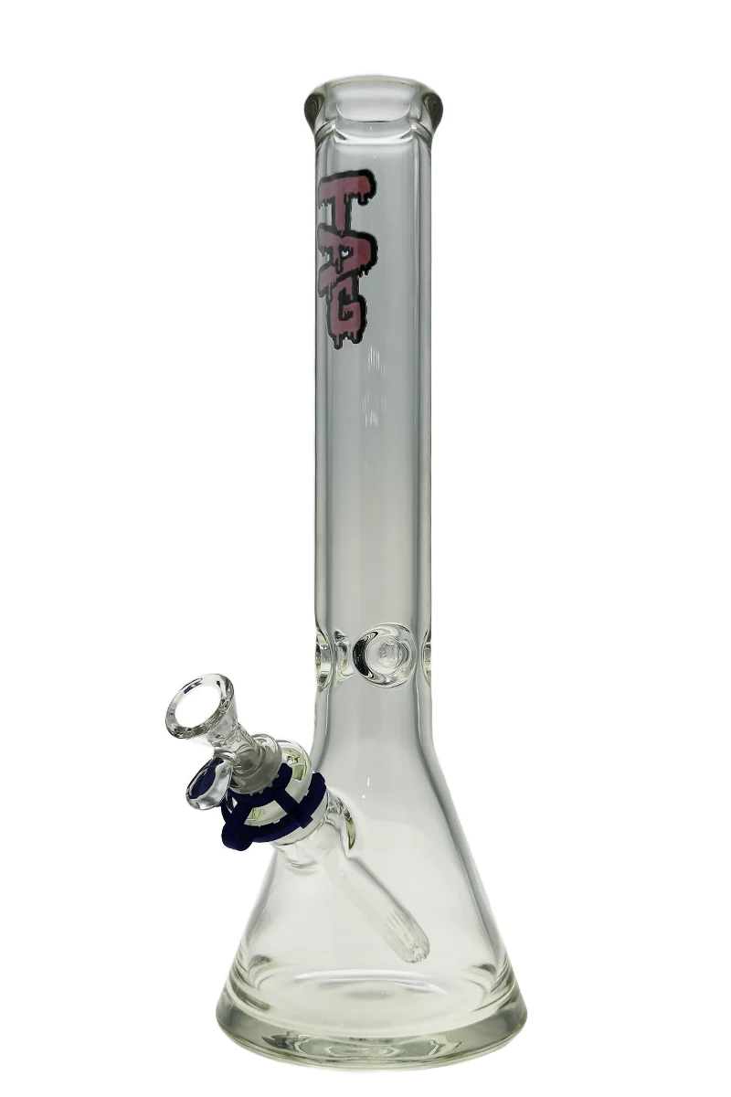 TAG - 16" Beaker Bong 50x7MM - 18/14MM Downstem (4.00") - Image 3