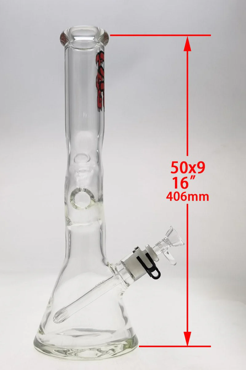 TAG - 16" Beaker Bong ZONG 50x9MM - 18/14MM Downstem (4.50") - Image 13