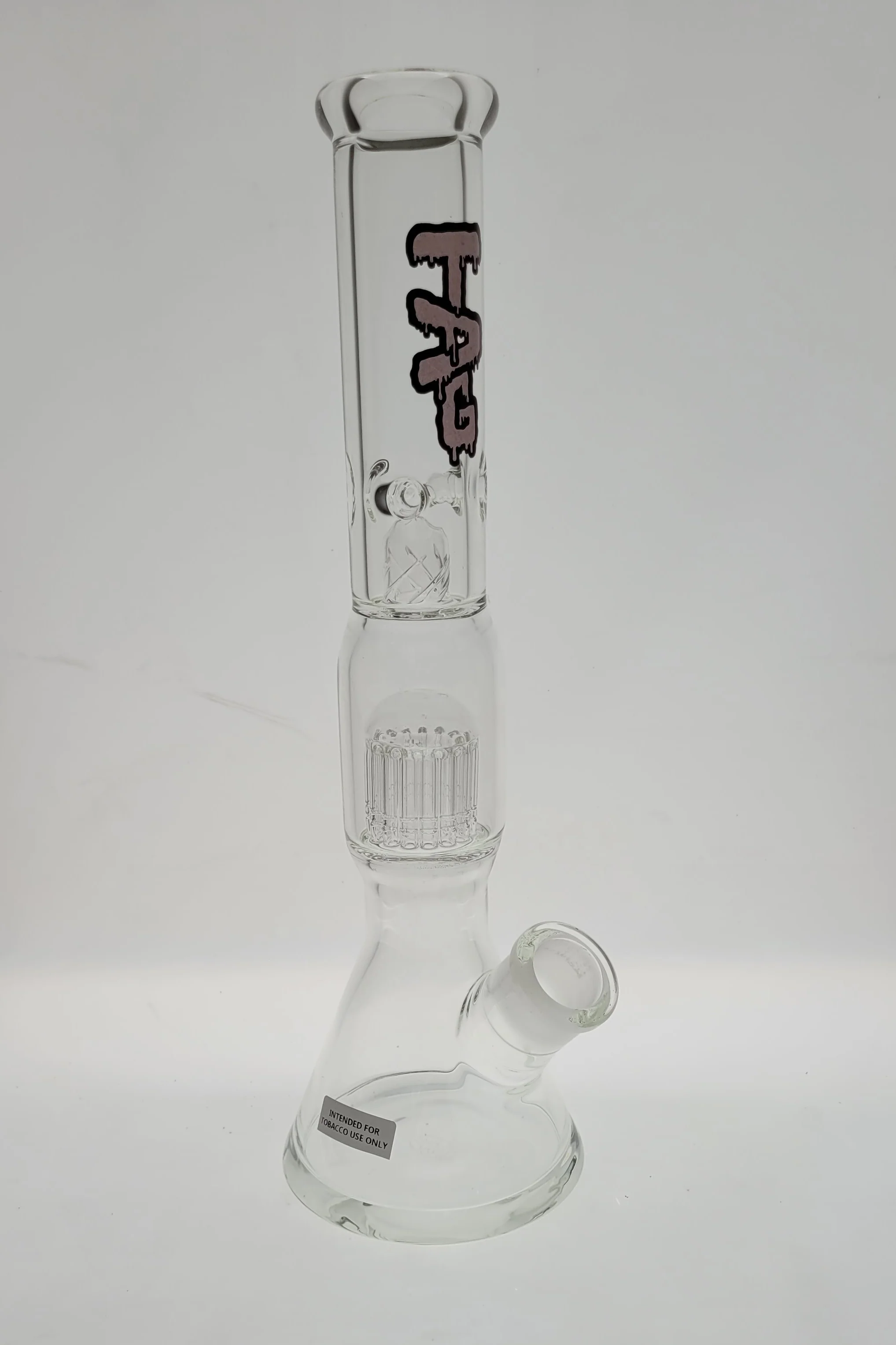 TAG - 16" Fixed 16-Arm Tree Beaker Bong 50x7MM - 28/18MM Downstem (4.25") - Image 101