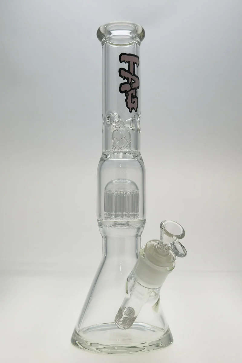 TAG - 16" Fixed 16-Arm Tree Beaker Bong 50x7MM - 28/18MM Downstem (4.25") - Image 103