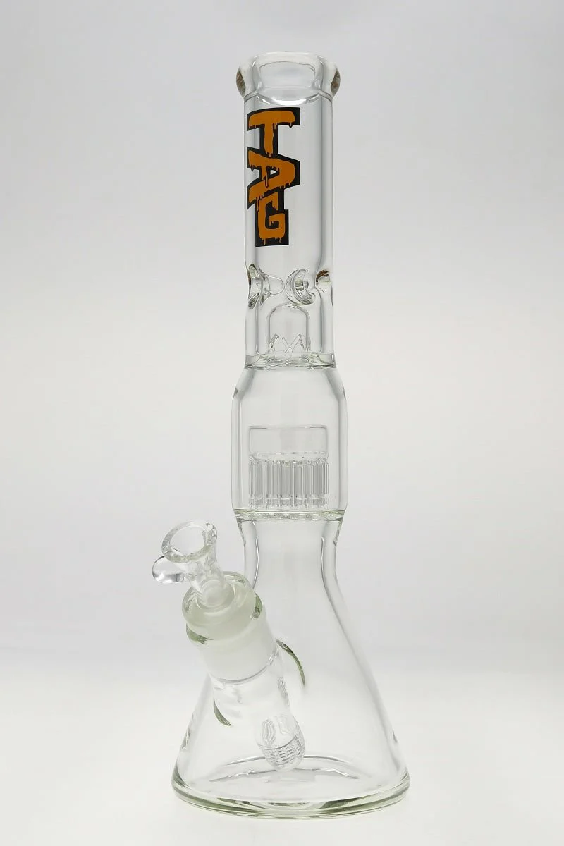 TAG - 16" Fixed 16-Arm Tree Beaker Bong 50x7MM - 28/18MM Downstem (4.25") - Image 23