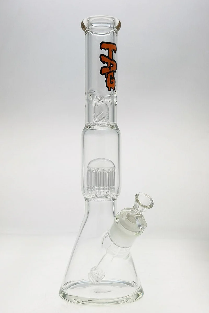 TAG - 16" Fixed 16-Arm Tree Beaker Bong 50x7MM - 28/18MM Downstem (4.25") - Image 31