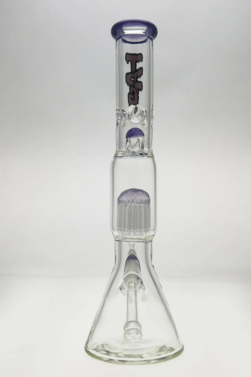TAG - 16" Fixed 16-Arm Tree Beaker Bong 50x7MM - 28/18MM Downstem (4.25") - Image 44