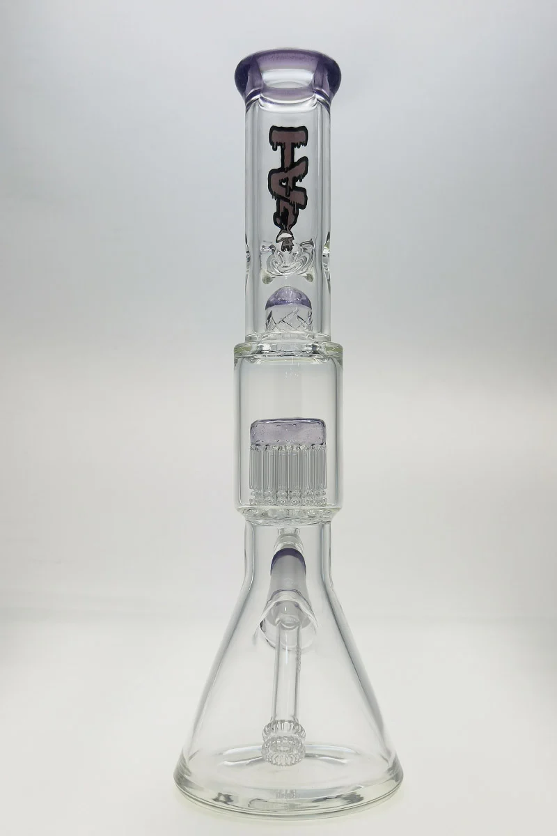 TAG - 16" Fixed 16-Arm Tree Beaker Bong 50x7MM - 28/18MM Downstem (4.25") - Image 59