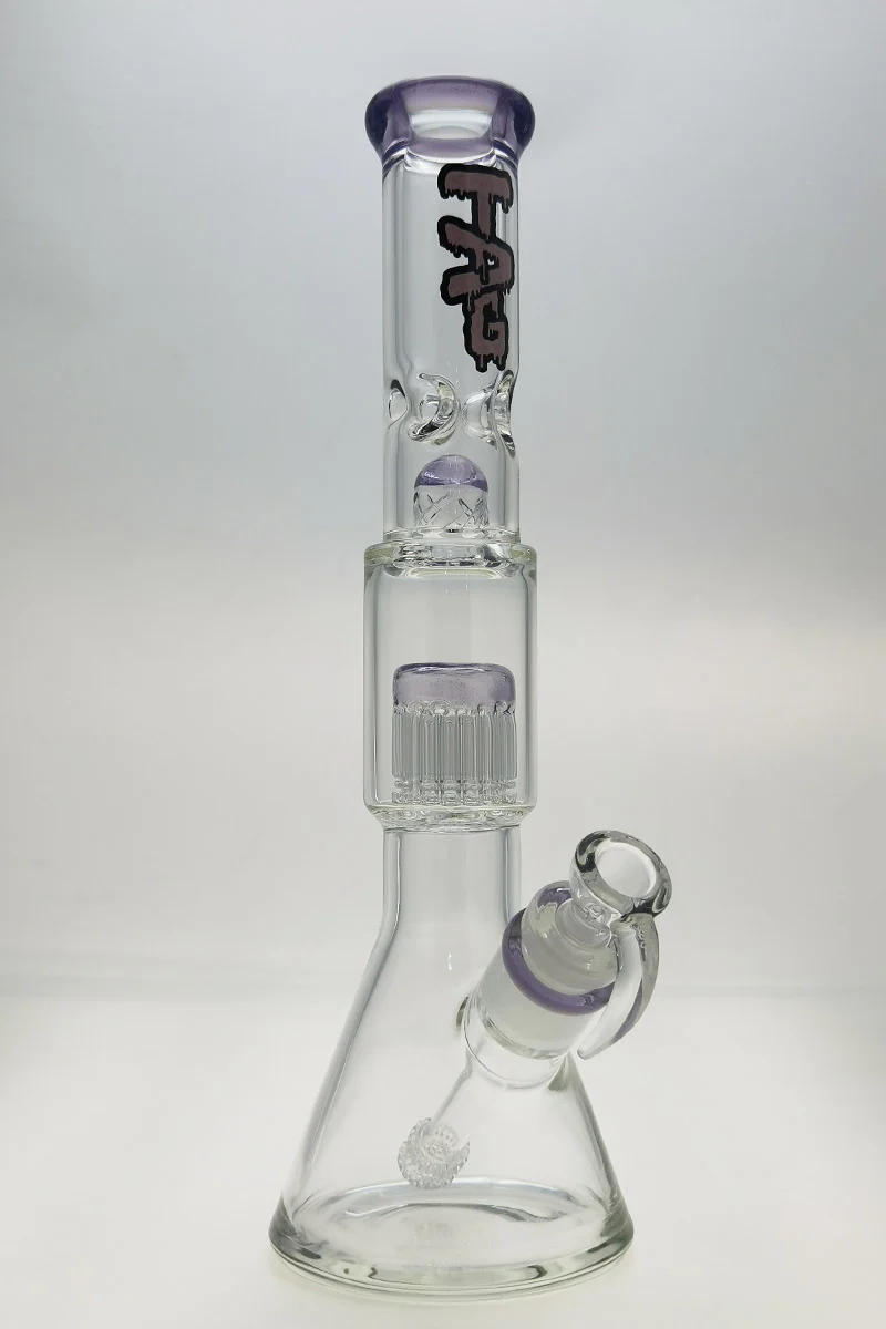TAG - 16" Fixed 16-Arm Tree Beaker Bong 50x7MM - 28/18MM Downstem (4.25") - Image 61