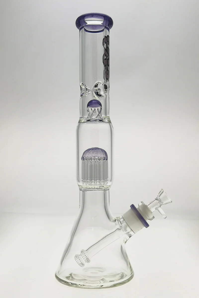 TAG - 16" Fixed 16-Arm Tree Beaker Bong 50x7MM - 28/18MM Downstem (4.25") - Image 72