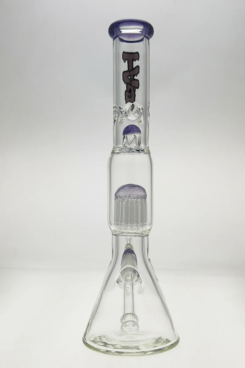 TAG - 16" Fixed 16-Arm Tree Beaker Bong 50x7MM - 28/18MM Downstem (4.25") - Image 75