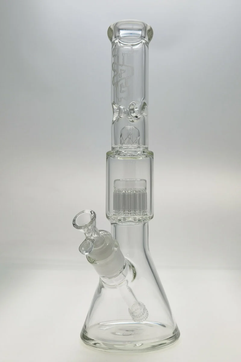 TAG - 16" Fixed 16-Arm Tree Beaker Bong 50x7MM - 28/18MM Downstem (4.25") - Image 88