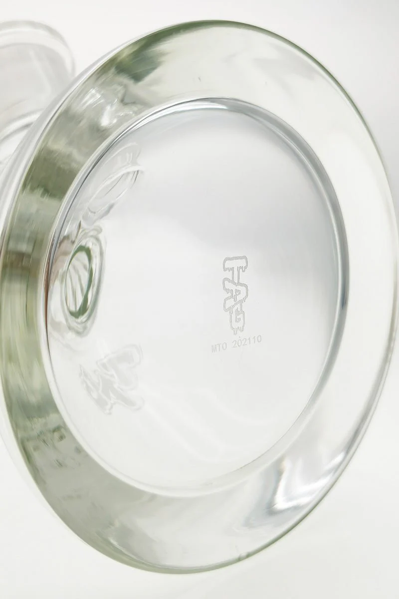 TAG - 16" Beaker Bong w/ Helical Rod 50x7MM - 28/18MM Downstem (4.50") - Image 12