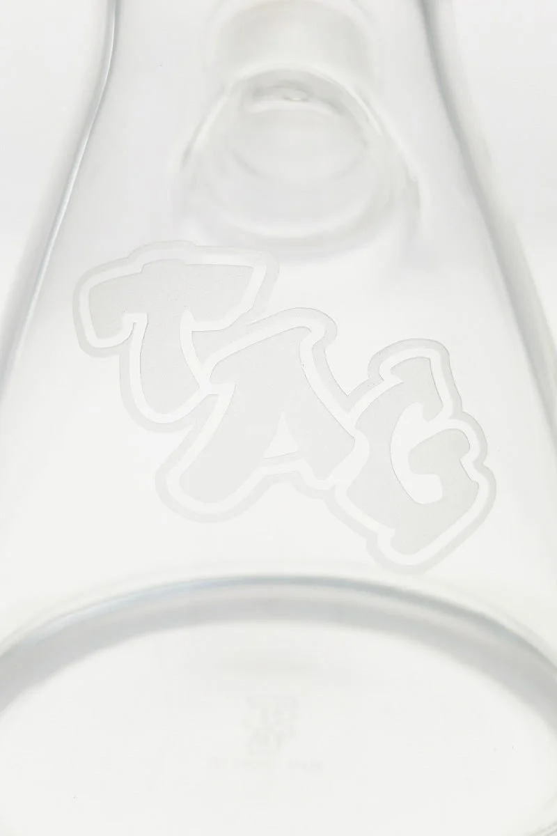 TAG - 16" Beaker Bong w/ Helical Rod 50x7MM - 28/18MM Downstem (4.50") - Image 6