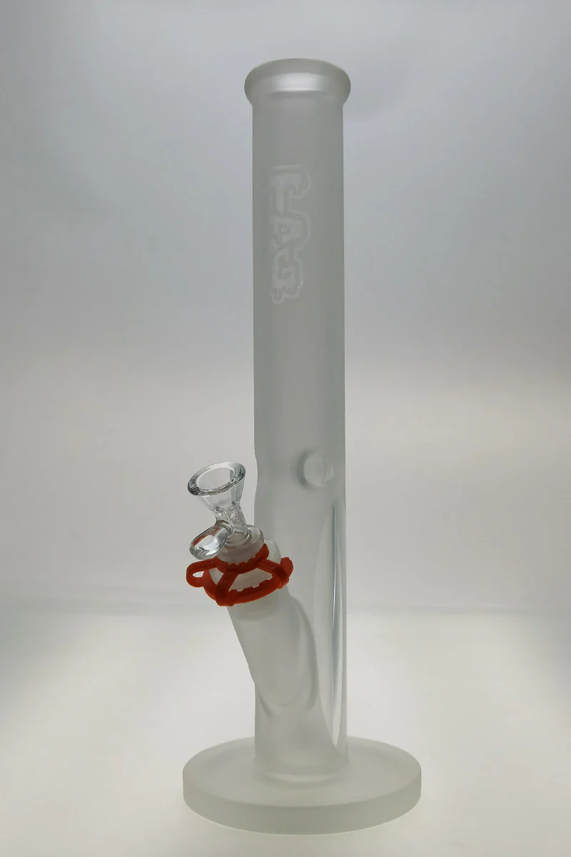 TAG - 16" Straight Tube Bong 50x7MM - 18/14MM Downstem (3.75") - Image 28