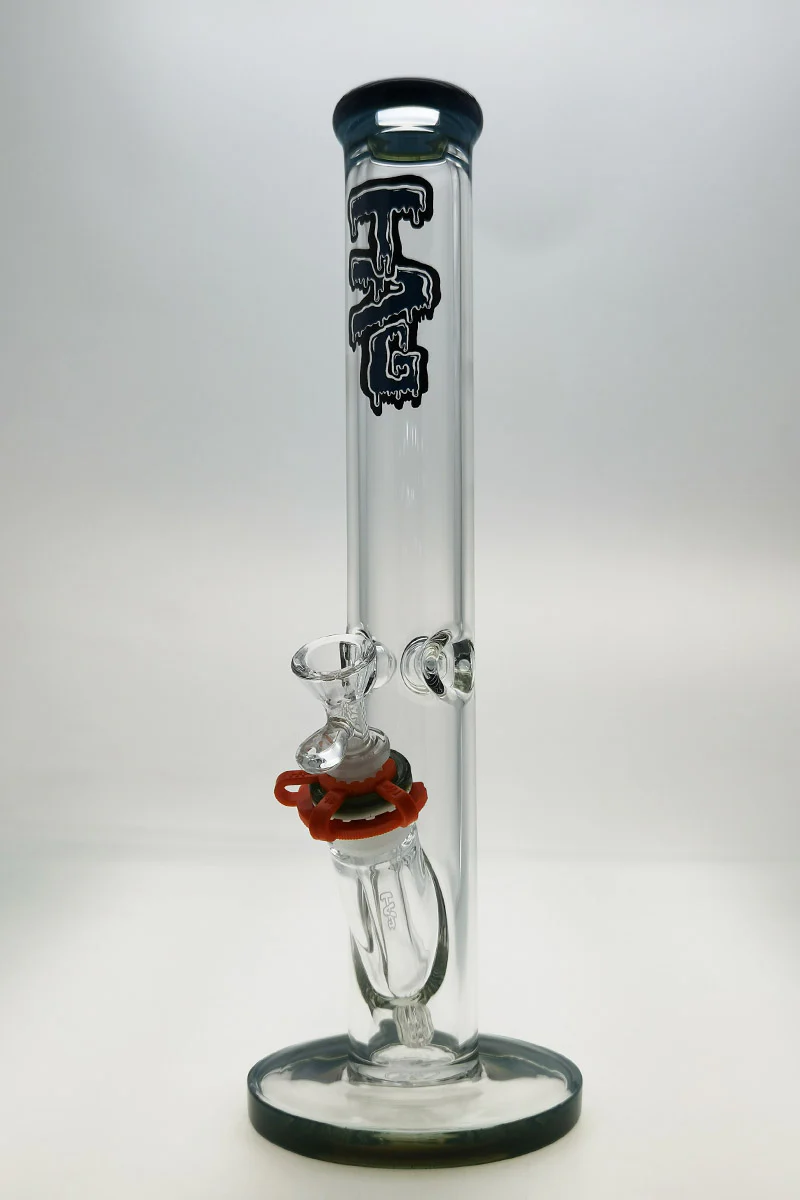 TAG - 16" Straight Tube Bong 50x7MM - 18/14MM Downstem (3.75") - Image 42