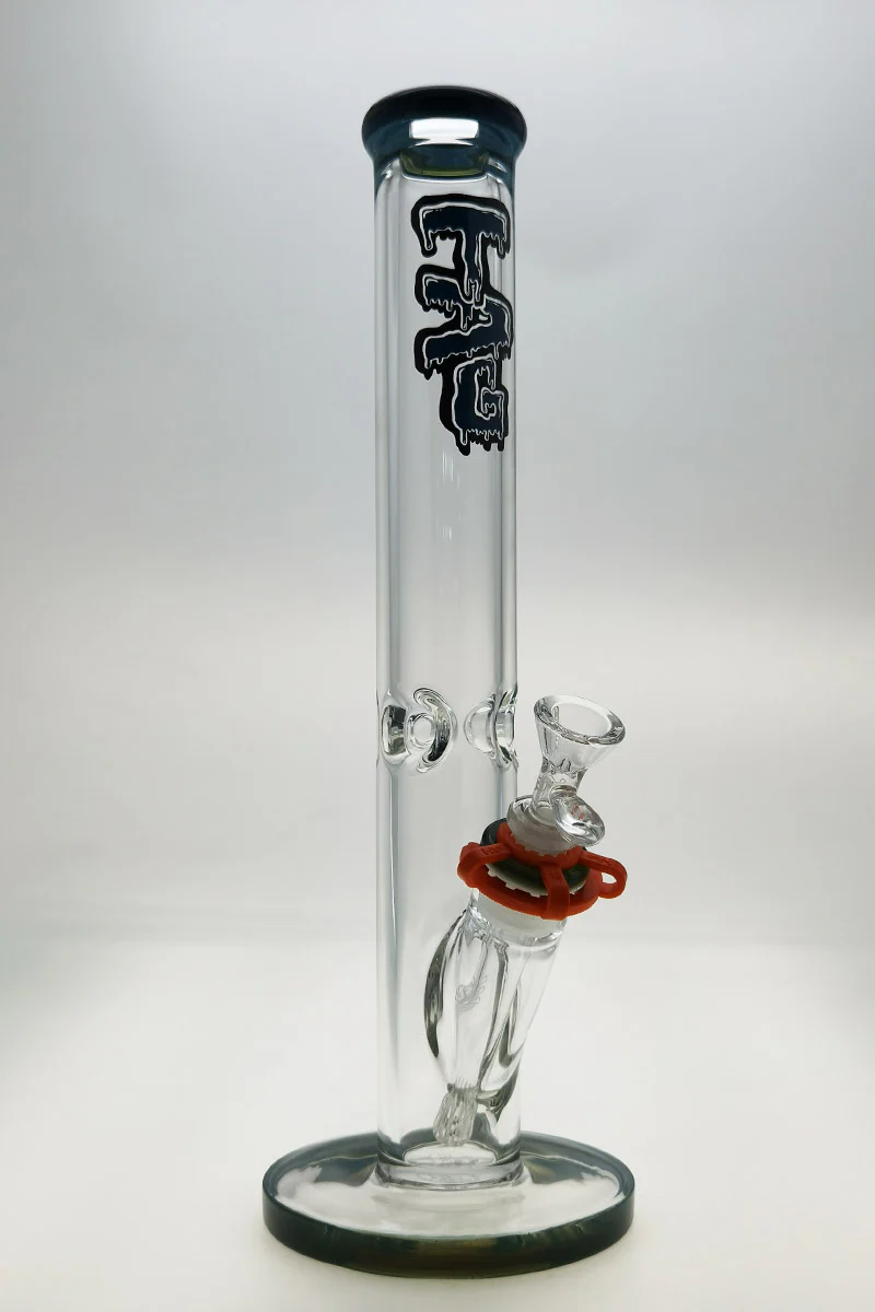TAG - 16" Straight Tube Bong 50x7MM - 18/14MM Downstem (3.75") - Image 43