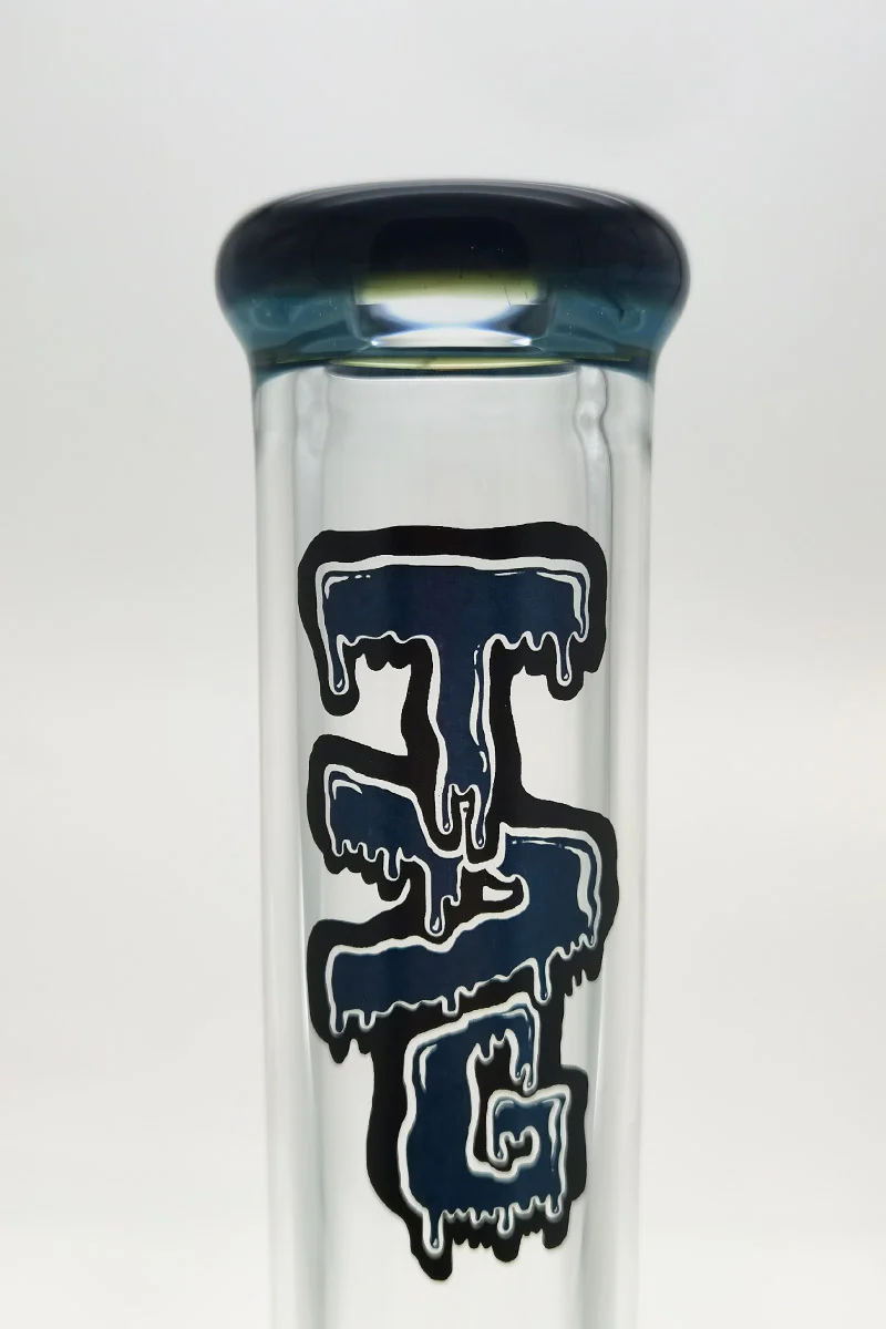 TAG - 16" Straight Tube Bong 50x7MM - 18/14MM Downstem (3.75") - Image 46