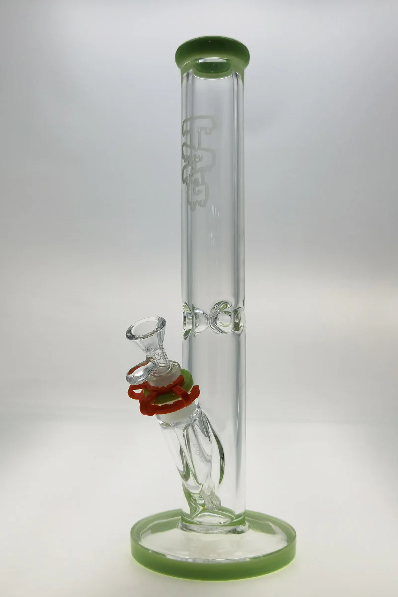 TAG - 16" Straight Tube Bong 50x7MM - 18/14MM Downstem (3.75") - Image 51